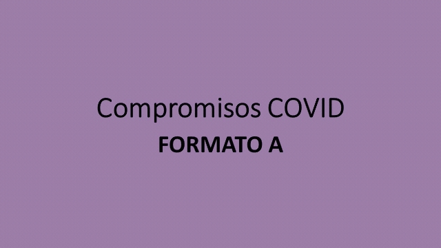 Compromisos COVID