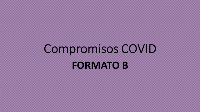 Compromisos COVID