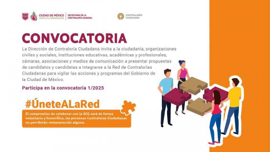 Convocatoria Red de Contralorías Ciudadanas